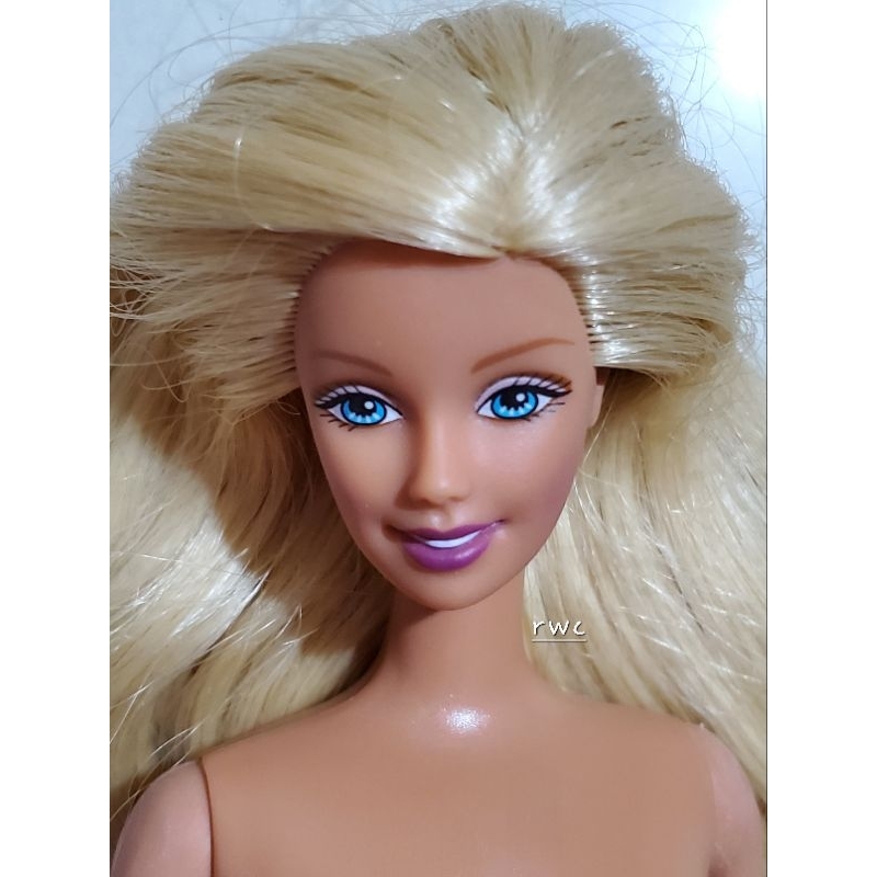 二手芭比 古董 絕版 正版 美泰 芭比娃娃1966 Mattel Barbie Doll #6 裸體