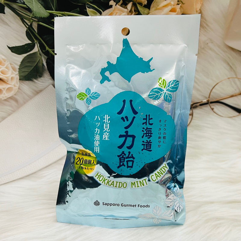 日本 北海道薄荷糖 65g 添加乳酸菌、北見產薄荷油 薄荷糖