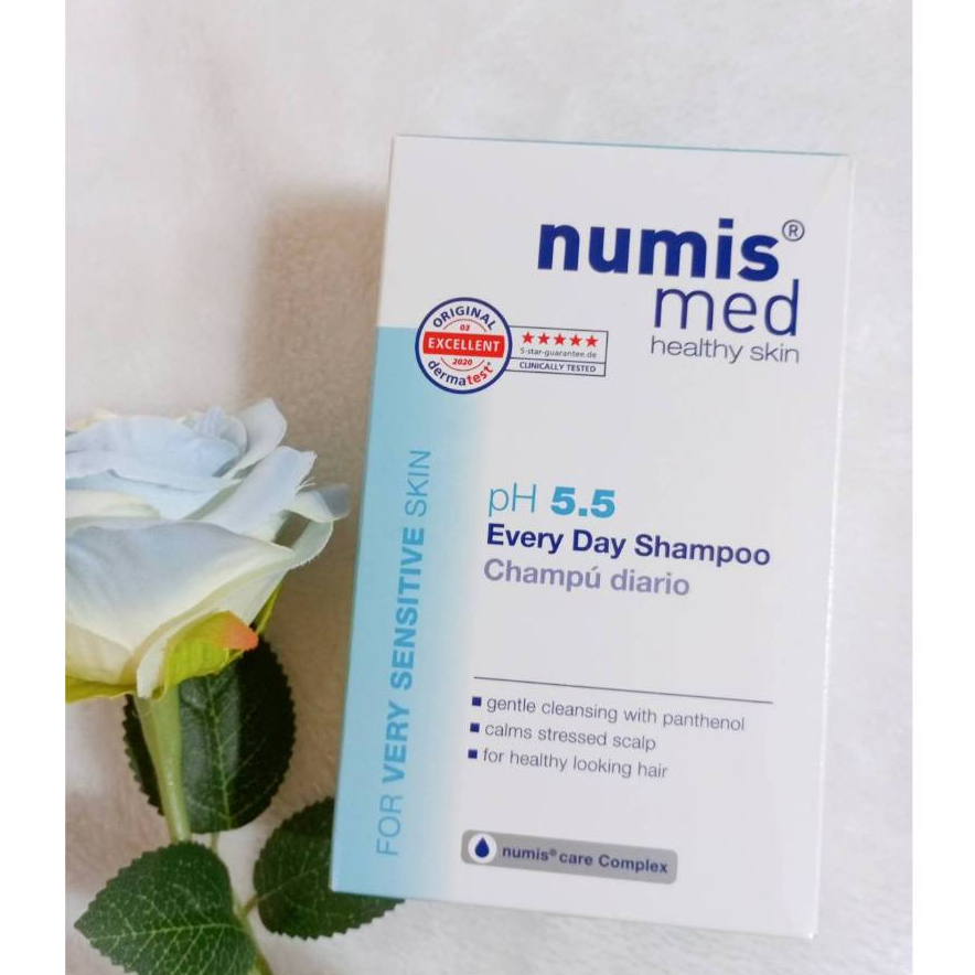(現貨) 德國Numis med 樂美思 5.5溫和洗髮乳(200ml/盒) 修護凍齡霜(8ml/包*10包)