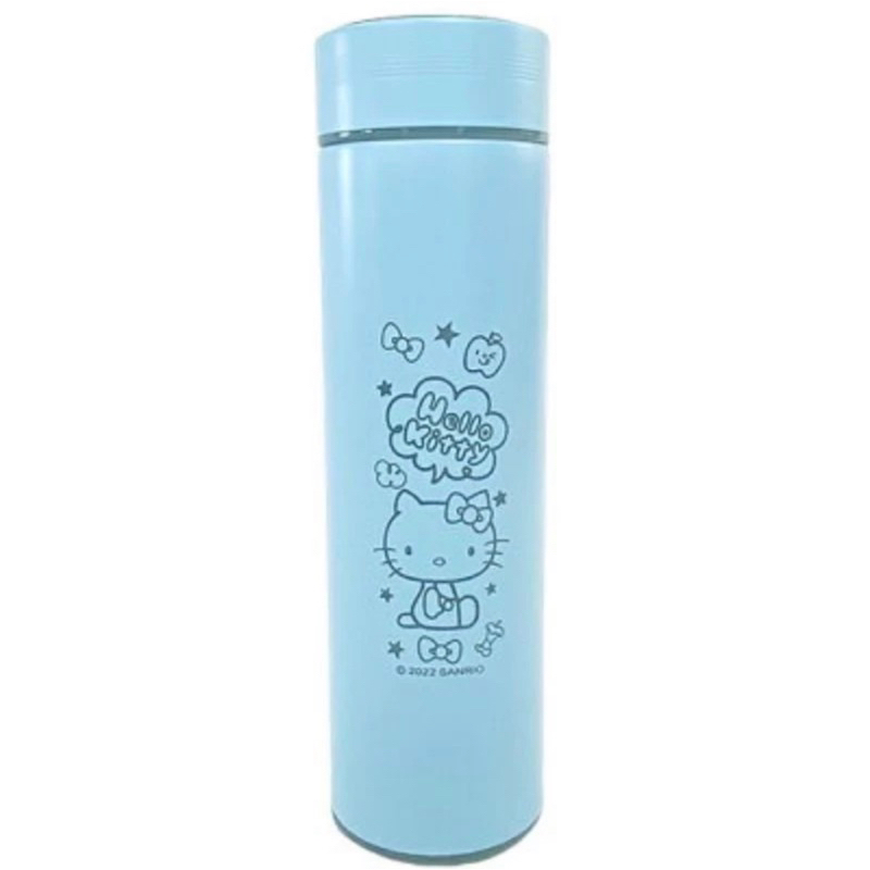 三麗鷗 Hello Kitty 智能莫蘭廸保溫瓶 藍色款 304不鏽鋼保溫瓶 智能保溫瓶