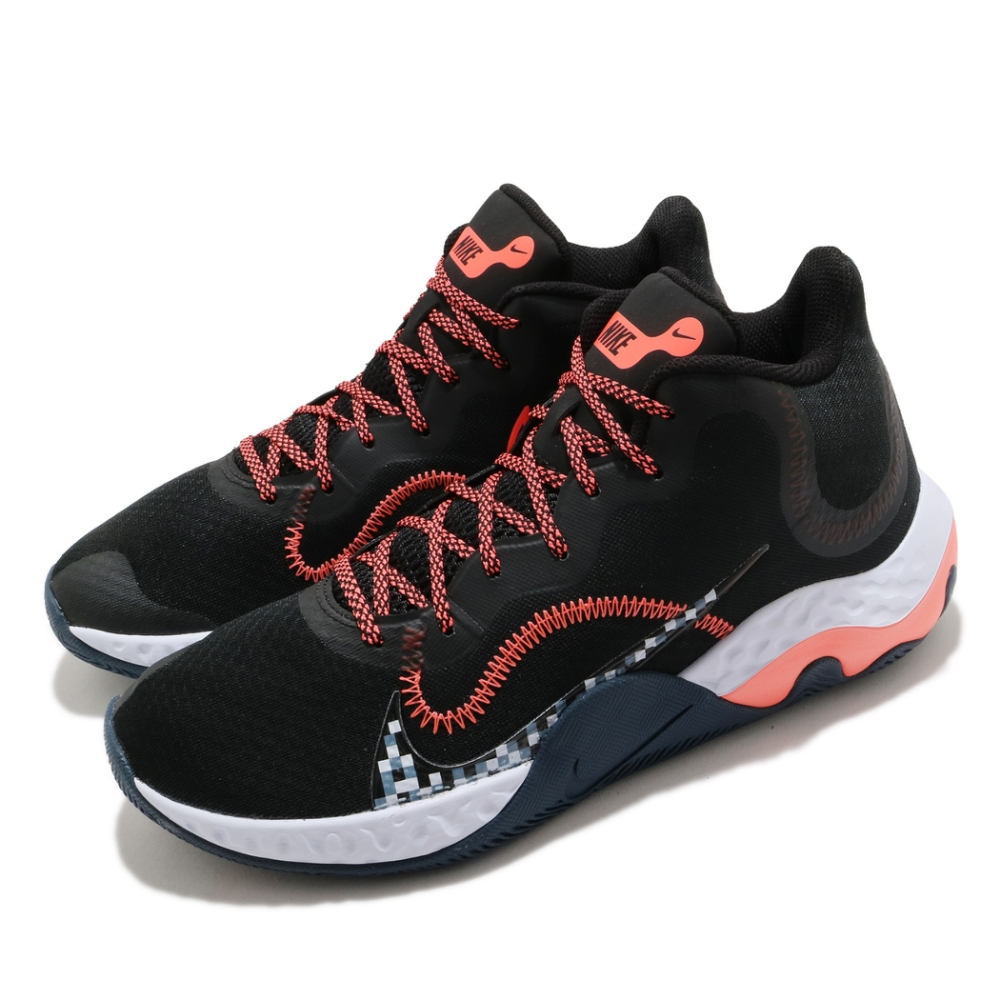 新寶島🈺📣 📣籃球鞋現貨出清 Nike 籃球鞋 Renew Elevate 黑橘 CK2669006