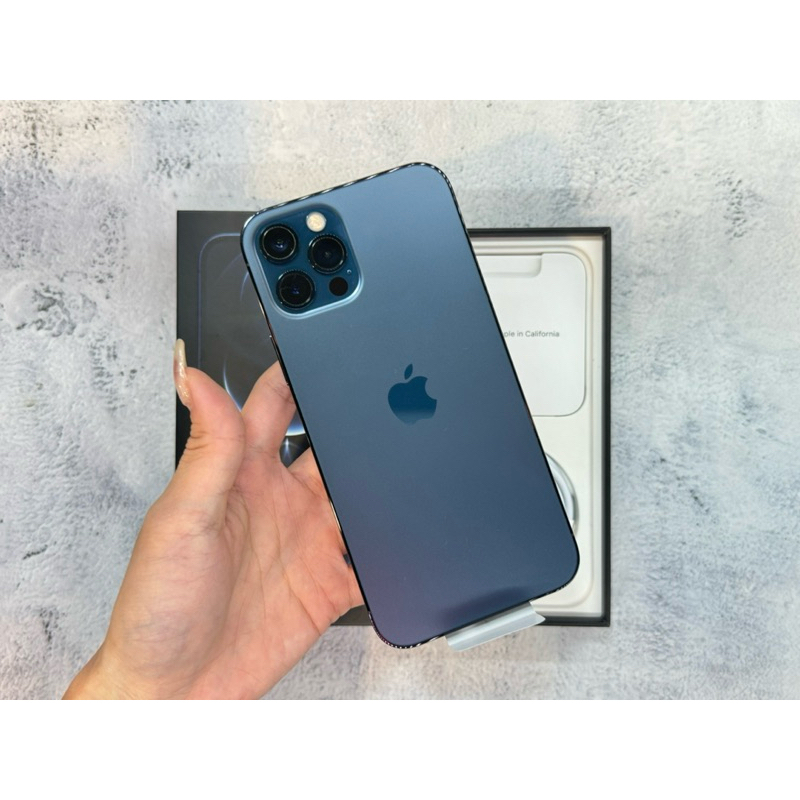 最高折＄5000♠️福利機 iphone 12 pro 256G  藍色 台灣貨 100%