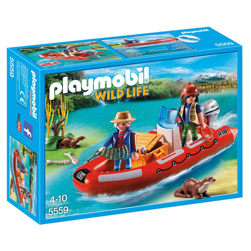 鍾愛一生德國玩具 Playmobil  摩比 絕版品 5559 汽車 快艇