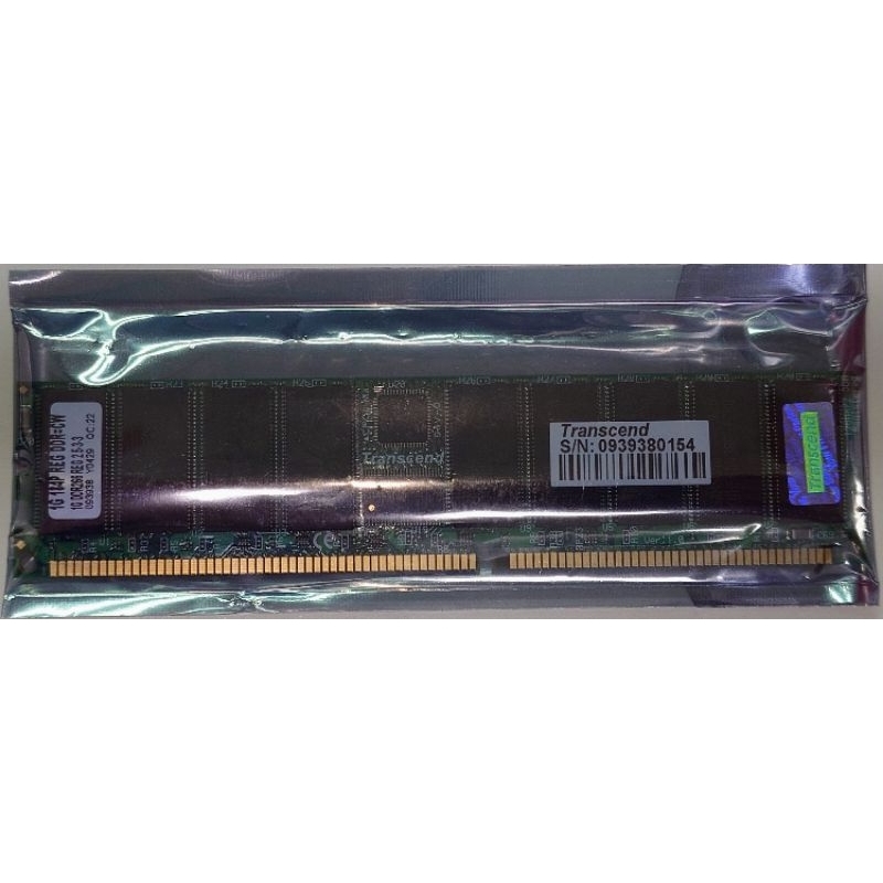 [全新未拆] [機房備品] 伺服器用 記憶體 創見 高品質 DDR 266 RAM 1GB REG ECC