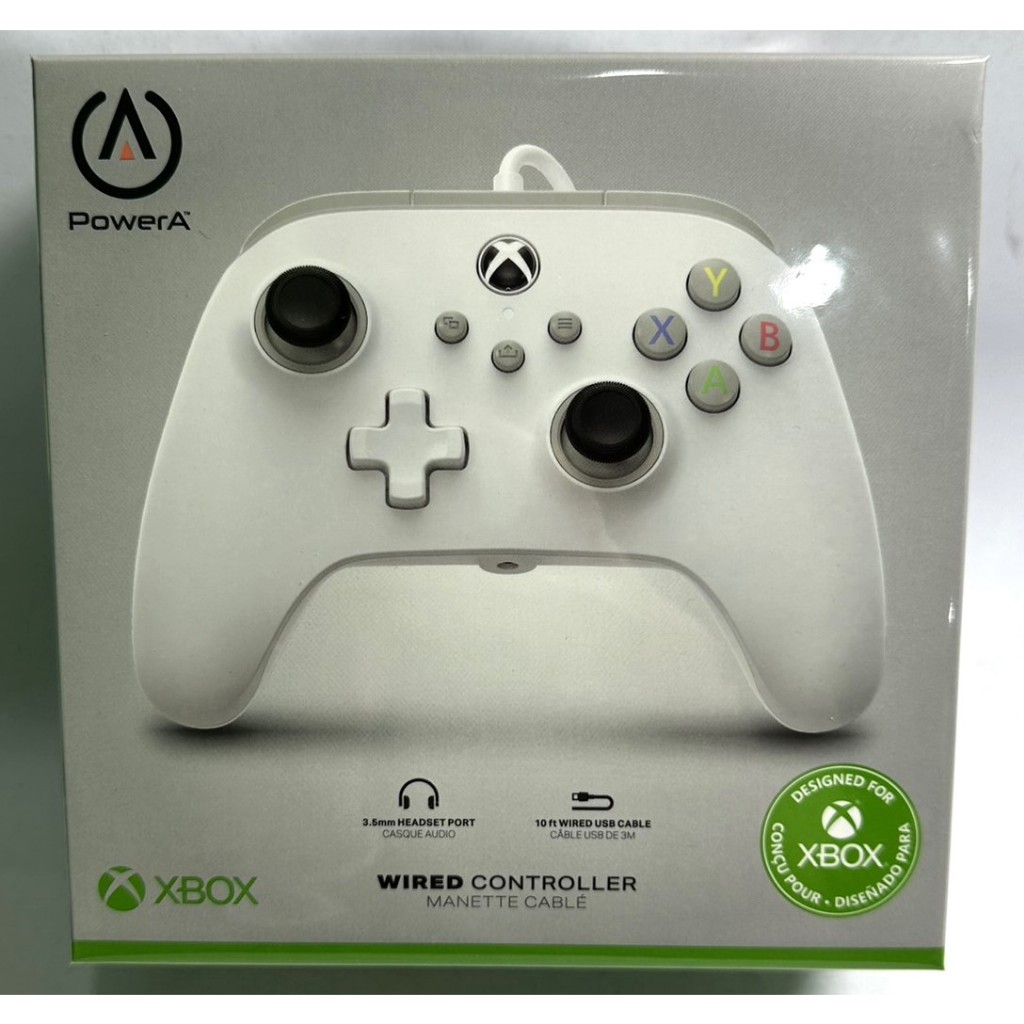 &lt;譜蕾兒電玩&gt;(全新) XBOX Series X 原廠授權 PowerA 基礎款有線遊戲手把 控制器