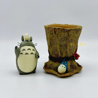 🌼瓜瓜雜貨🌼【全新正版】吉卜力 宮崎駿 龍貓TOTORO 豆豆龍 麻布花束 花器 花盆 盆栽 園藝 造型擺飾