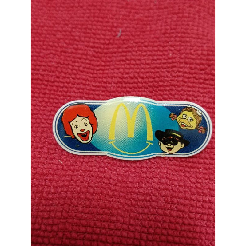 早期收藏麥當勞絕版胸章徽章231008