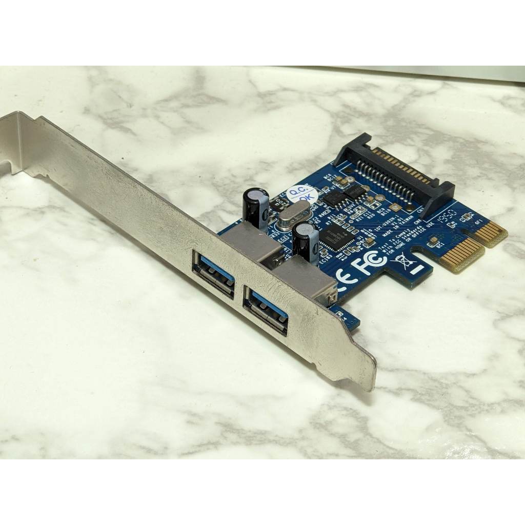 伽利略Digifusion PCI-E USB 3.0 2Port 擴充卡 PTU302A 二手