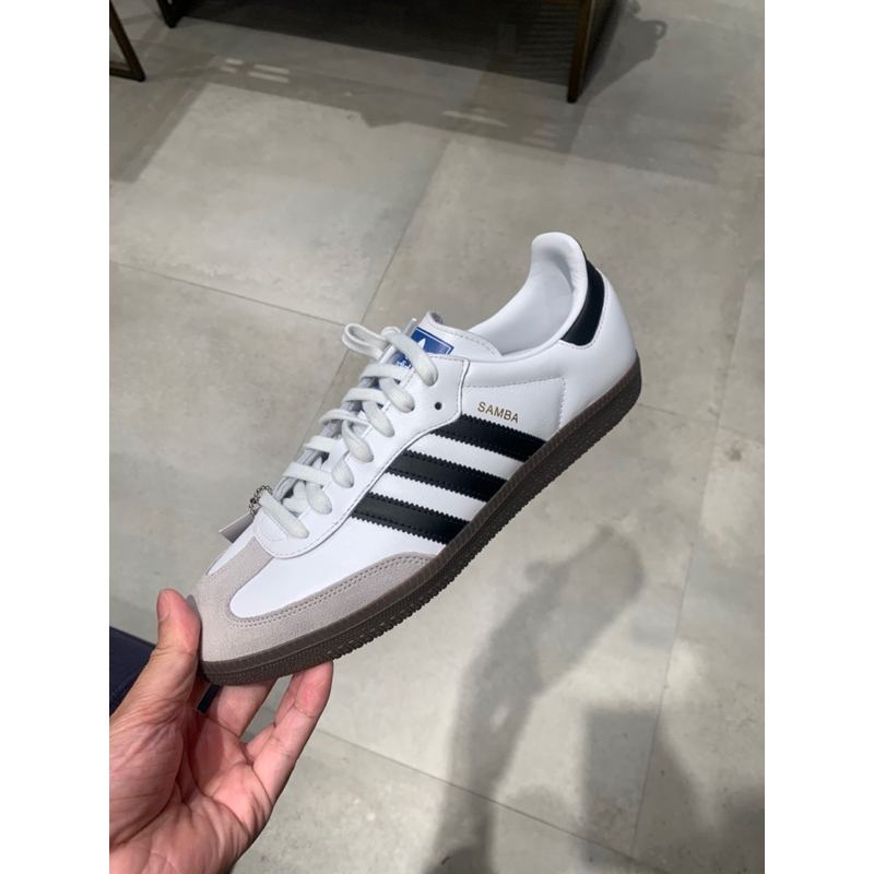  台灣公司貨 ADIDAS SAMBA OG 白 黑 復古 休閒鞋 男女 B75806