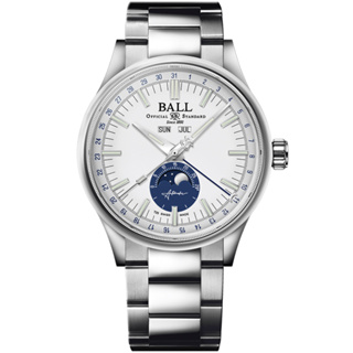 BALL 波爾錶 Engineer II Moon Calendar 月相機械錶 NM3016C-S1J-WH