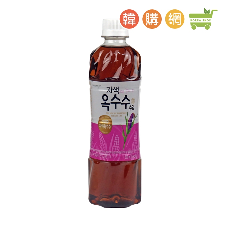 韓國WOONGJIN熊津紫玉米鬚茶500ml(2024.08.27有效)【韓購網】