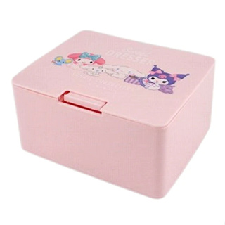 凱蒂貓 日本進口 按壓 彈蓋文具 小物 雜物 收納盒