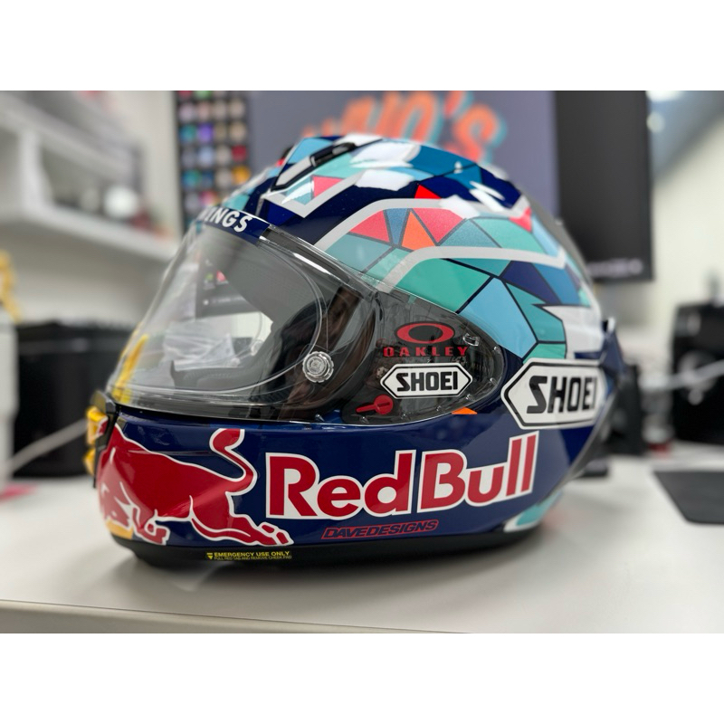 [Who’s rock] SHOEI x15 S-XPR Pro X-fifteen redbull 紅牛下巴貼