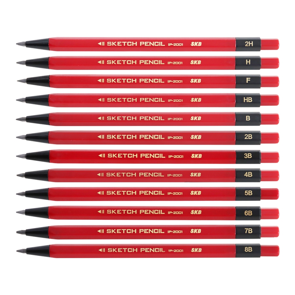 SKB IP-2001 專業 素描 工程鉛筆 3.0mm 粗 按壓 自動 素描鉛筆 工程筆 自動鉛筆 工程繪圖 繪圖筆