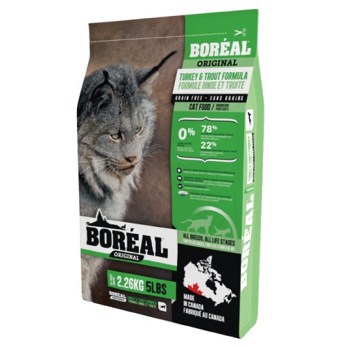 加拿大 BOREAL 波瑞歐 無穀海陸野饌全貓配方 12磅/5磅