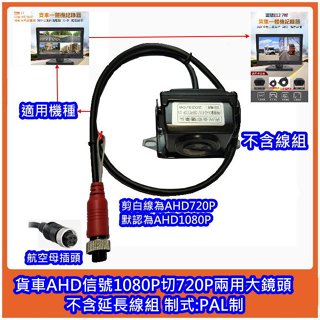貨車用AHD訊號1080P切720P兩用大鏡頭