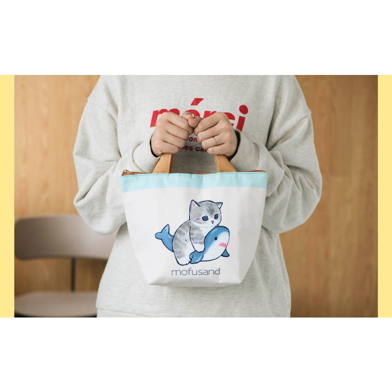 日本雜誌附錄 福貓珊迪 鯊魚貓 mofusand 炸蝦貓 保冷袋 保溫包 托特包 手提包 便當袋 保冷劑