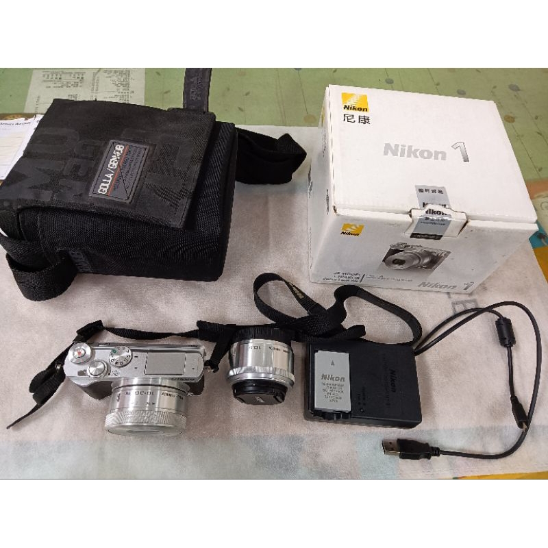 Nikon1 J5 微單眼相機 雙鏡頭組 含原廠盒裝