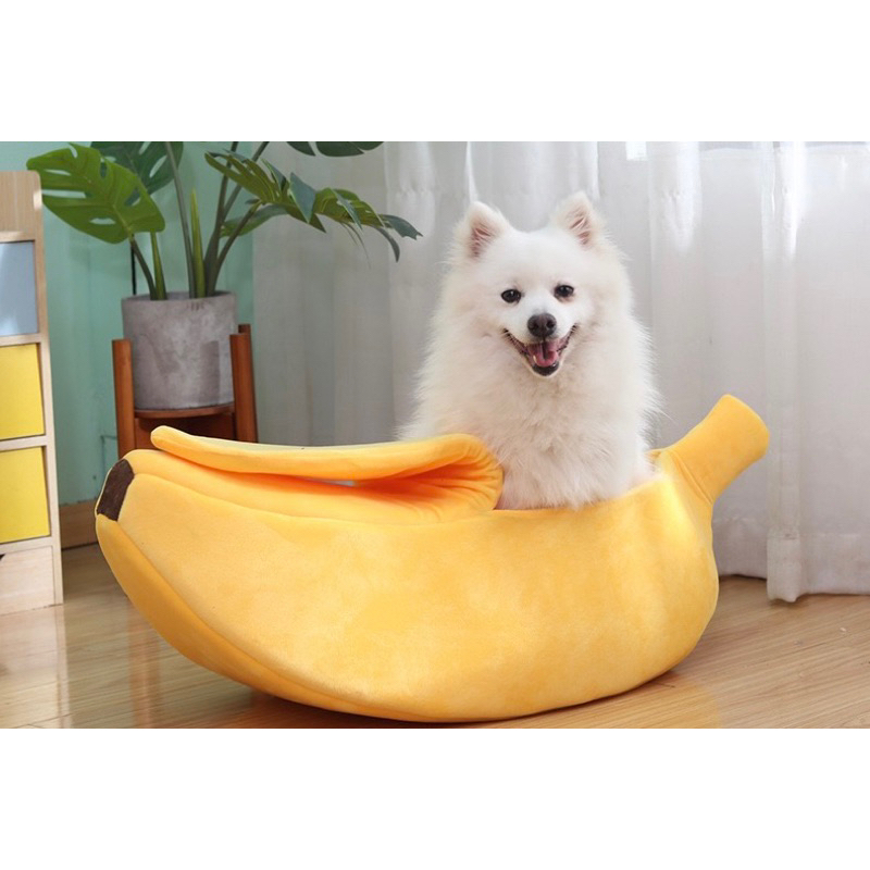 🐱香蕉造型貓狗寵物窩🐶