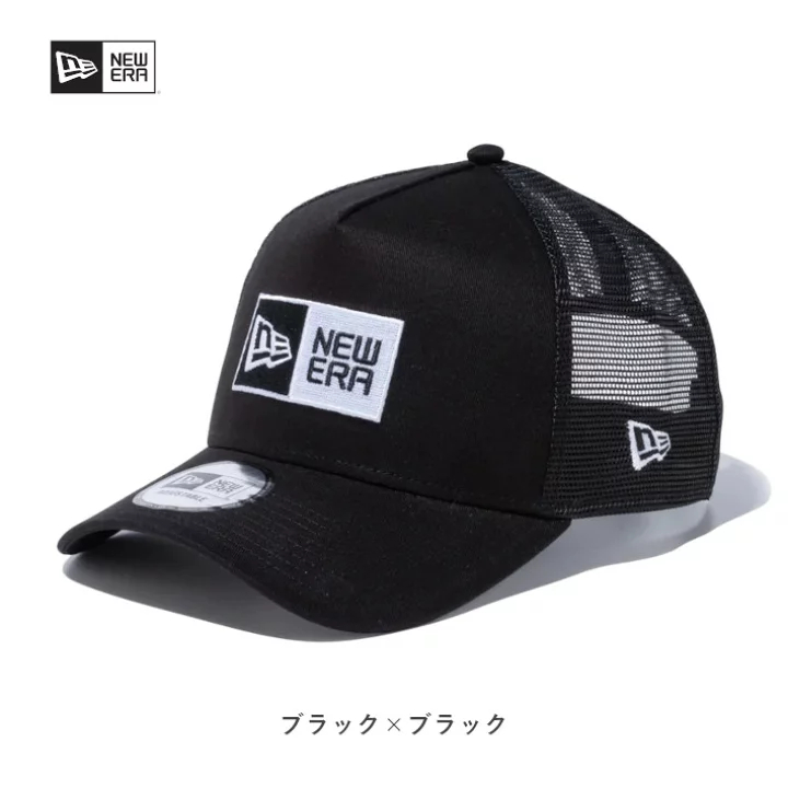 New Era Japan Box Logo 9Forty AF Trucker Mesh 日本NE方形logo卡車網帽