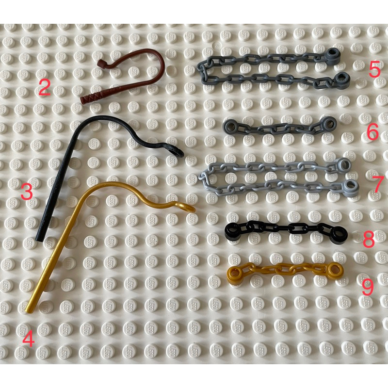 LEGO樂高 繩子 鞭子 鐵鍊 鎖鍊 馬繩 繩 藤蔓 長鞭（不定時更新相關商品）