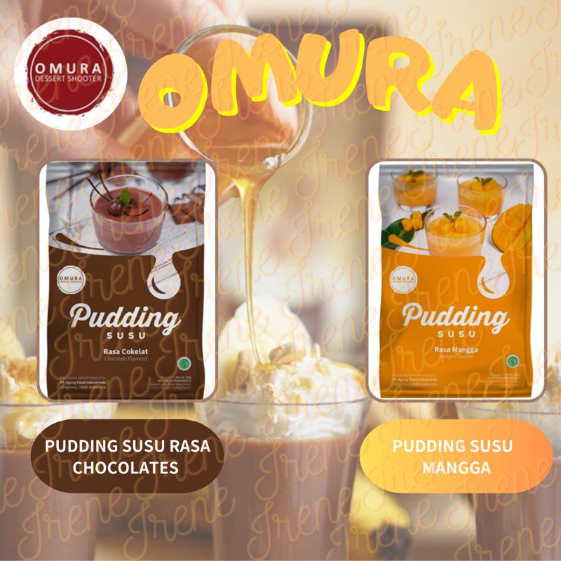 🇮🇩印尼 OMURA PUDDING SUSU RASA COKELAT / MANGGA 布丁粉 巧克力/芒果