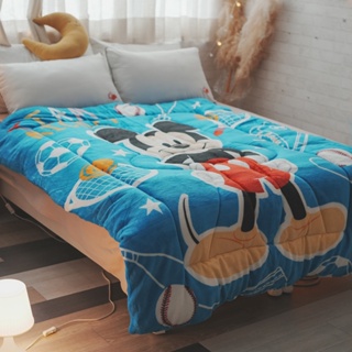 棉床本舖 米奇暖被 Mickey Mouse 雙面法蘭絨暖暖被 150X200CM 台灣製造 棉床本舖 暖被 迪士尼