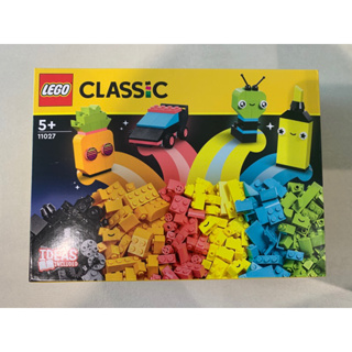 LEGO 樂高 經典套裝 11027 創意螢光趣味套裝(玩具零件 兒童玩具積木)
