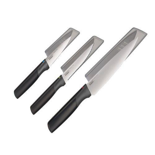 【英國Joseph Joseph】不沾桌不鏽鋼刀具3件組《WUZ屋子》刀具 鋸齒刀 主廚刀 水果刀