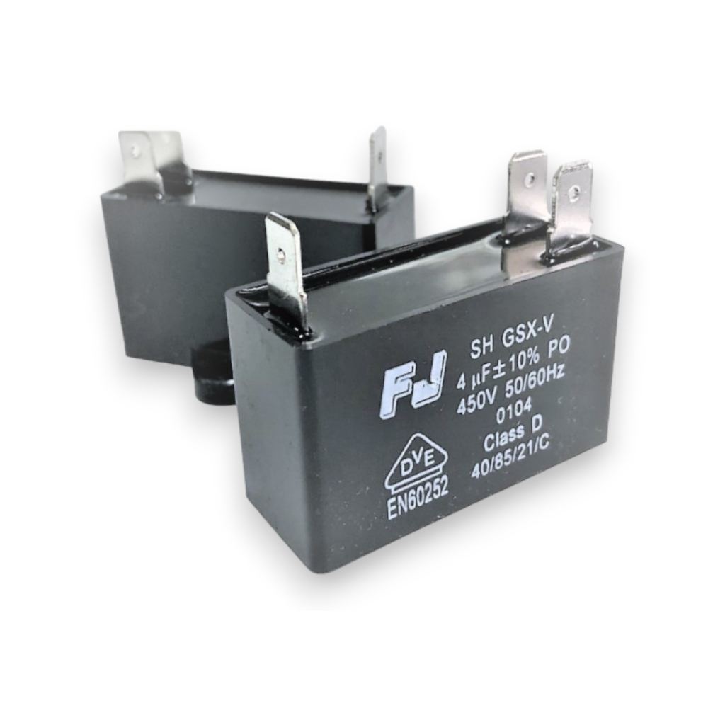 『正典UCHI電子』台灣FJ 啟動電容 4uf 450v 端子型 焊腳型 空調電容 空調機板電容 ac電容