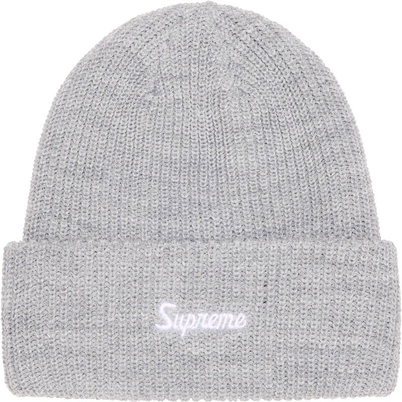 SUPREME FW23 LOOSE GAUGE BEANIE 毛帽 / 針織帽 (灰色) 化學原宿