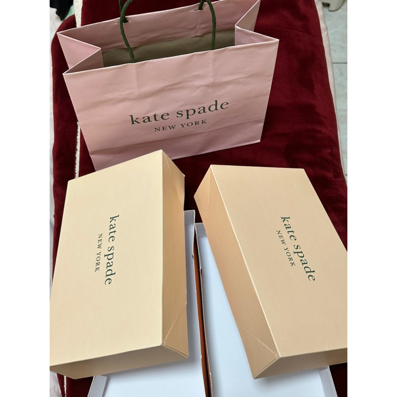 (WYW)小舖《百元有找》美國Kate Spade 品牌包裝 上下蓋禮盒 紙盒 紙袋