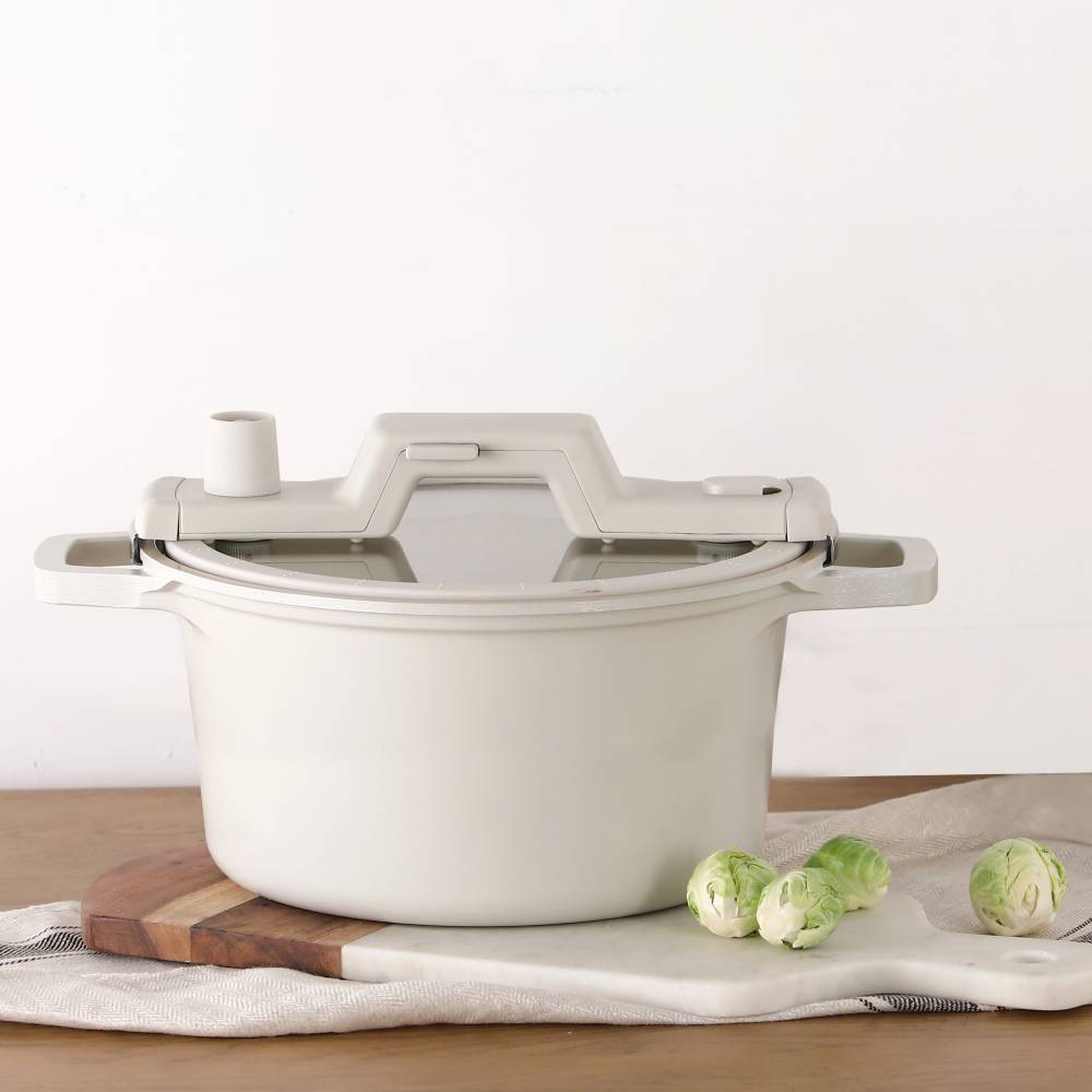 韓國原裝NEOFLAM Smart Cook系列低壓悶煮鍋(不挑爐具)-FIKA 壓力鍋 安全鍋 燉鍋 湯鍋 滷鍋 快鍋