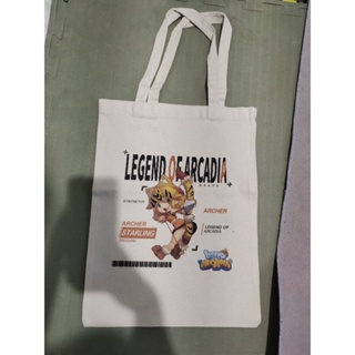 全新 Legend of Arcadia（LOA）遊戲週邊 帆布袋 購物袋
