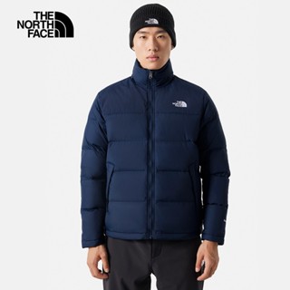 The North Face 男防潑水保暖舒適立領羽絨外套-藍-NF0A88R58K2