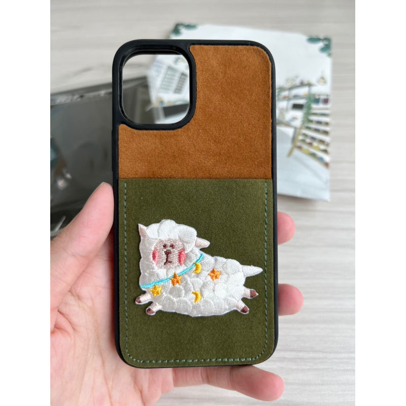 【全新】iPhone 12 mini 刺繡手機殼 卡槽手機殼 Littdlework繡珍森活