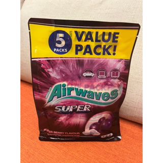 Airwaves 紫冰野莓無糖口香糖一包共462g分5袋 479元--可超商取貨付款