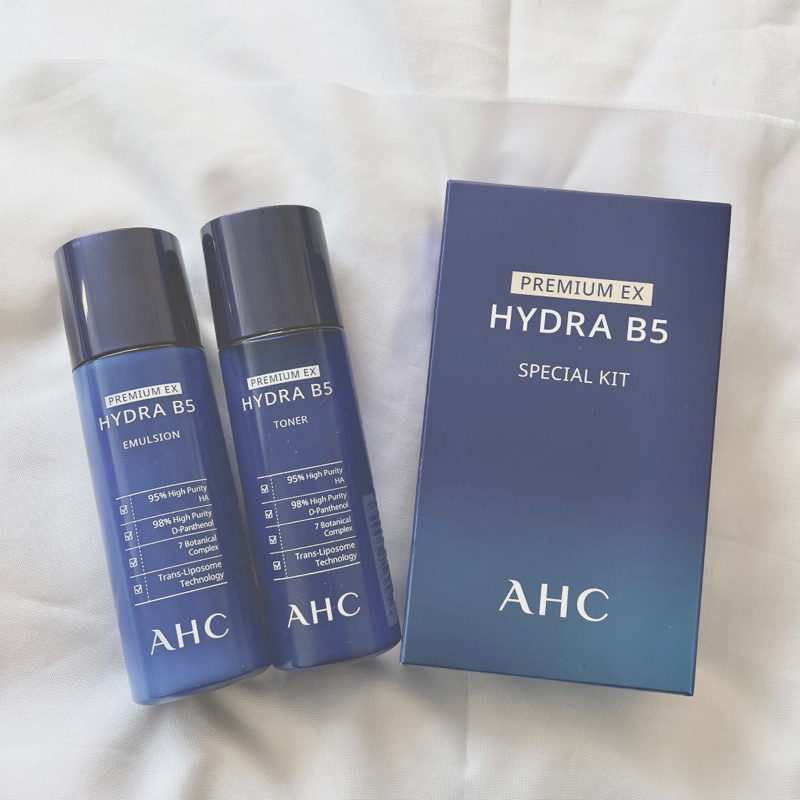 韓國 AHC B5系列 玻尿酸保濕乳液 化妝水 旅行組