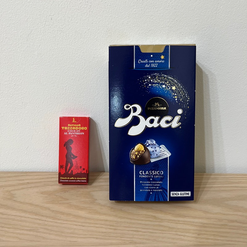 🔥現貨🔥Baci 義大利版金莎 榛果 牛奶 風味 可可 義大利 金杯 咖啡 巧克力 豆 咖啡豆 情人節 原味 聖誕節