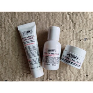 【Kiehl's 契爾氏】冰河醣蛋白保濕霜-14ml/7ml、冰河保濕機能水-40ml、潔面乳-30mlvkiehls