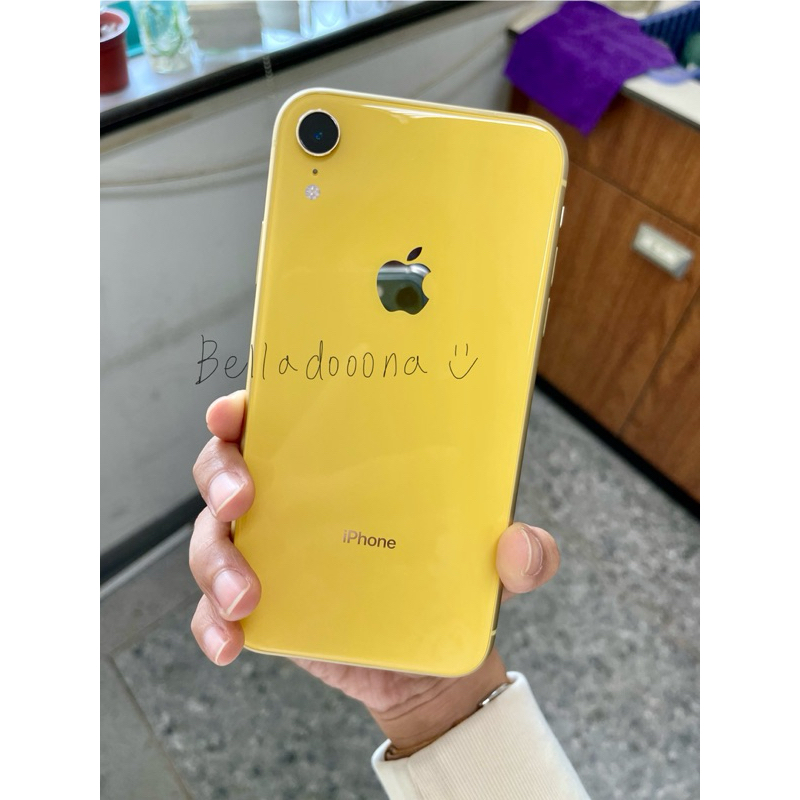 【二手】 iPhone XR 黃色 256GB 原廠電池82%