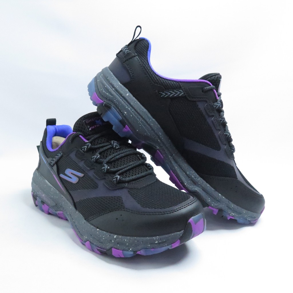 Skechers 129231BKMT GO RUN TRAIL ALTITUDE 女款 避震緩衝 夜光跑鞋 黑藍紫