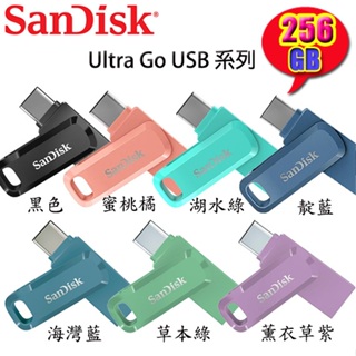 【3CTOWN】含稅公司貨 SanDisk Ultra Go USB Type-C 256GB 256G 雙用隨身碟