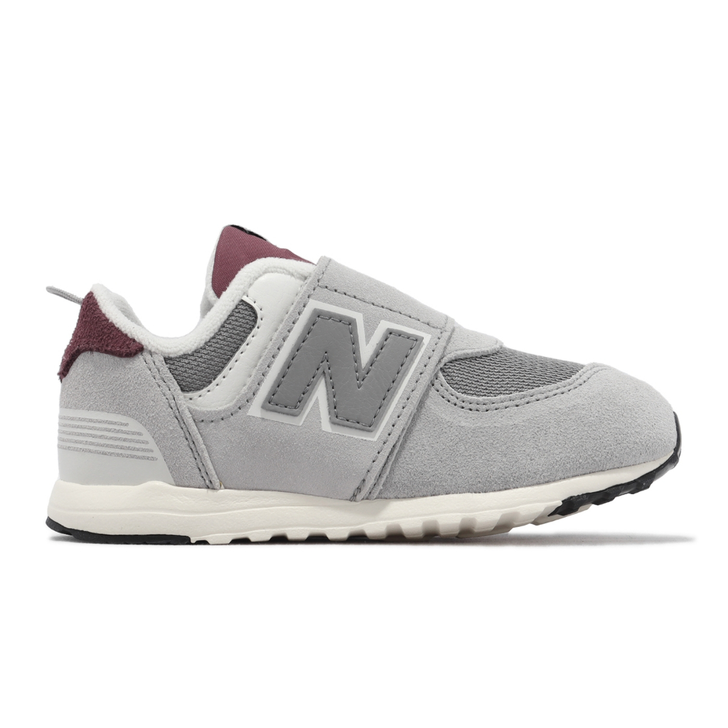 NEW BALANCE 童鞋 574系列 中大童  灰 紅 NW574KBR-W 現貨