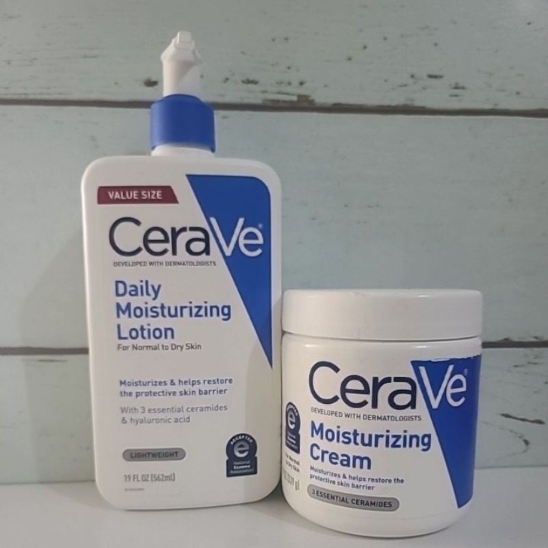 美國代購現貨速寄 CeraVe 保濕乳霜 身體和臉部保濕霜 適用於乾性肌膚身體乳霜539g