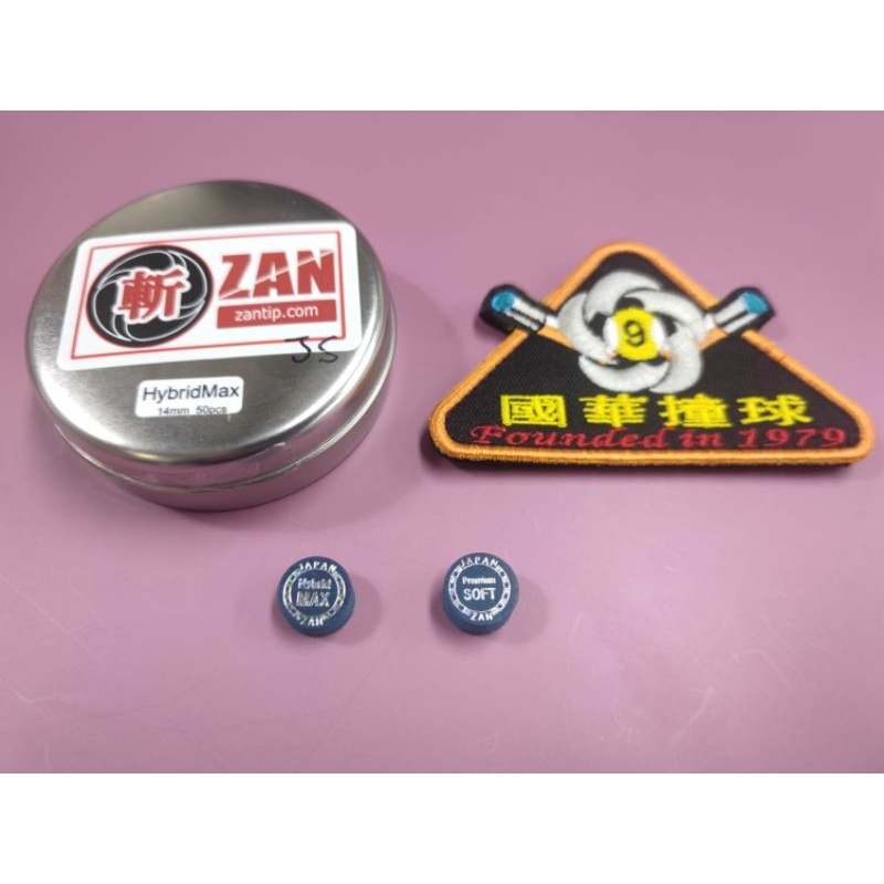 【國華撞球】日本進口ZAN Premier 超級斬 高階斬皮頭-(Soft、 Max)2種等級可選 撞球桌 撞球桿 撞球