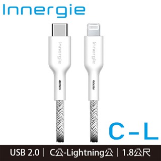 【3CTOWN】含稅 Innergie 台達電 C-L 1.8m USB-C 對 Lightning充電線 1.8M