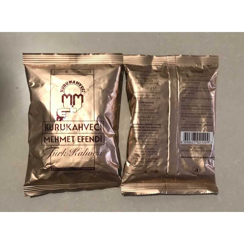土耳其最佳咖啡粉MEHMET EFENDİ袋裝100g