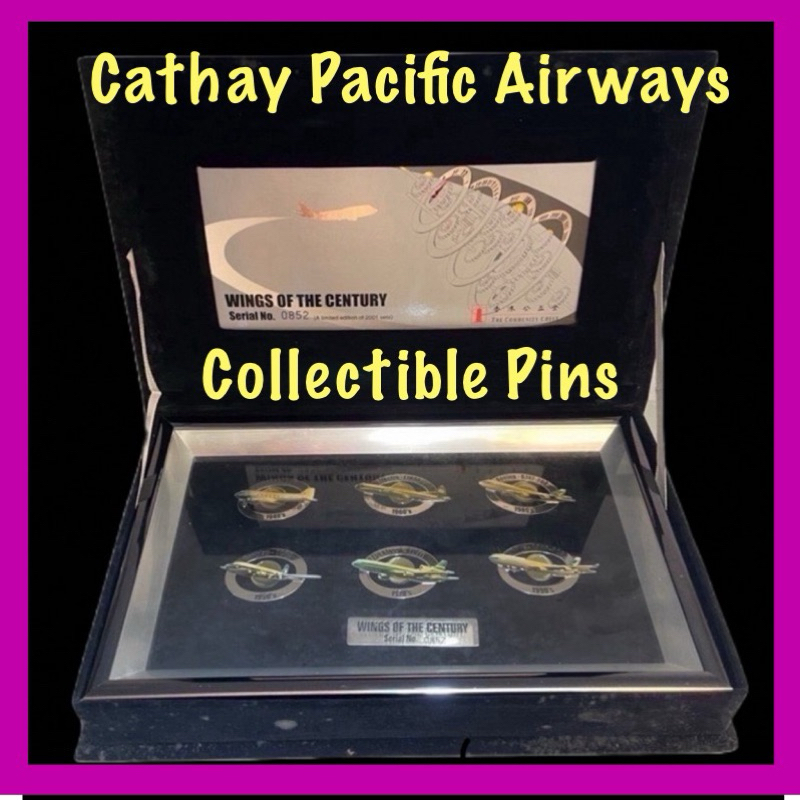 CATHAY PACIFIC AIRWAYS CX - Wings of the Century 限量收藏 徽章 AIR