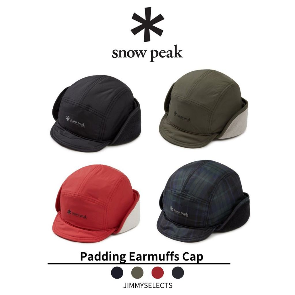 【吉米.tw】韓國代購 Snow Peak 雪諾必克 Padding Earmuffs Cap 遮耳帽 飛行帽 OCT